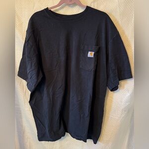 Mens 2XL Carhartt original fit tee shirt T-shirt Black